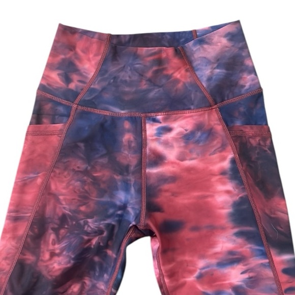 Kinesis High Rise Ankle Length Tie Dye Leggings Size Small - Picture 5 of 12